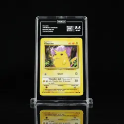 1999 Pokemon Base Set Unlimited Card WOTC #58 Pikachu Yellow TAG 8.5 E9517293 - Image 1