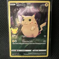 Pokemon TCG Celebrations Pikachu Holo Rare Card 005/025 NM/Mint Condition - Image 2
