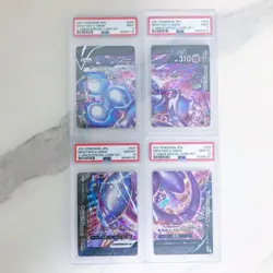 Pokemon Card Japanese PSA10 9 Consecutive Serial 4-Card Set Mewtwo V-UNION - Image 1