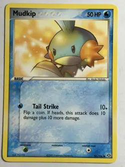 Mudkip Emerald 56/106 MP-LP Pokemon Card - Image 1