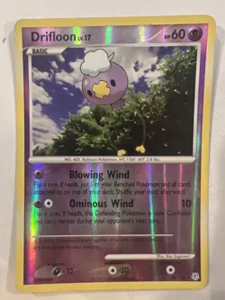 Drifloon 46/130 Reverse Holo Diamond & Pearl Base Pokemon Card - Image 1