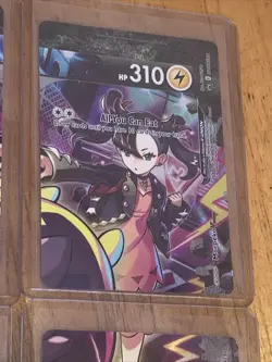 Morpeko V-Union SWSH288 Full Art Promo Rare Set Marnie Pokemon Card x4 MINT - Image 3