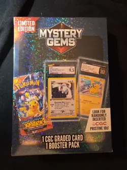 Pokemon TCG: Limited Edition Mystery Gems (1 Graded Card, 1 Booster Pack) - Image 1