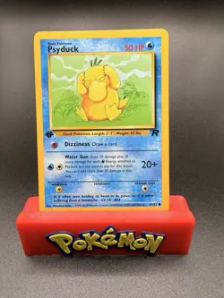 Pokemon Card - Psyduck Team Rocket 65/82 Common 1st Edition - Near Mint! - Image 1