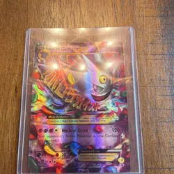 Pokemon M Gengar EX Promo Holo XY166 XY Mega Psychic Pokemon TCG Card 210 HP - Image 1