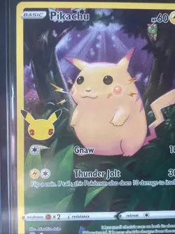 Pokemon Card TCG - Pikachu 005/025 Full Art Ultra Rare Celebrations Near Mint - Image 3