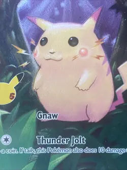 Pokemon Card TCG - Pikachu 005/025 Full Art Ultra Rare Celebrations Near Mint - Image 4