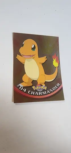 CHARMANDER #04 2000 TOPPS CHROME SERIES 1 HOLO FOIL POKEMON TV ANIMATION CARDS - Image 2