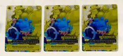 2025 One Piece Bartholomew Kuma Winner Pack Vol. 4, OP09-108 Promo (3x) Cards - Image 1