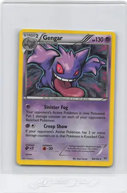 Gengar 60/162 - Holo Rare - XY BREAKthrough - 2015 Pokemon Card - LP - Image 1