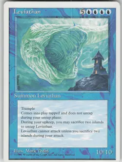 Magic the Gathering TCG Leviathan R Fourth Edition - Image 1