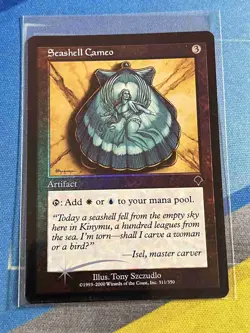 Magic the Gathering MTG Invasion SEASHELL CAMEO Foil - Image 1