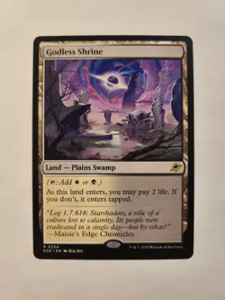 MTG - NM - Godless Shrine - Edge of Eternities (EOE) - #254 - Regular - Image 1