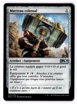 Colossus Hammer (Marteau colossal) 223 Core Set 2020 LP FRENCH - Image 1