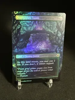 Overgrown Tomb - Borderless Rare - MTG #0350 FOIL - Lorwyn Eclipsed - Image 3