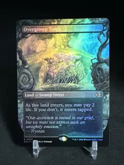 Overgrown Tomb - Borderless Rare - MTG #0350 FOIL - Lorwyn Eclipsed - Image 5
