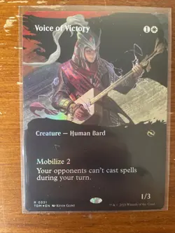 Voice of Victory (Borderless) Tarkir: Dragonstorm Regular - Image 1