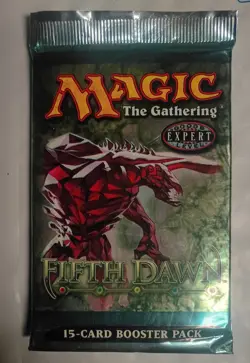 Magic The Gathering Fifth Dawn Booster Pack NEW MTG Bringer of the Red Dawn Art - Image 1