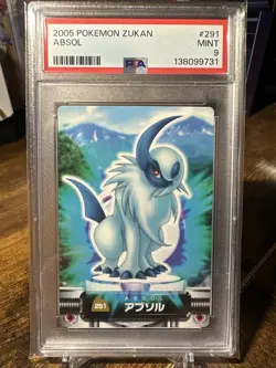 2005 Pokemon JPN Advanced Generation Zukan #291 Absol PSA 9 - Image 1