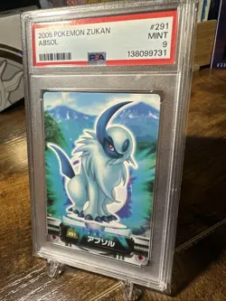 2005 Pokemon JPN Advanced Generation Zukan #291 Absol PSA 9 - Image 2