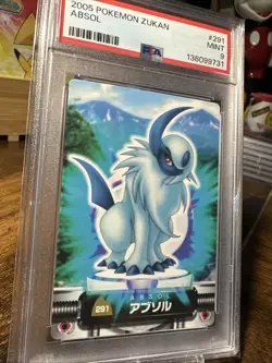 2005 Pokemon JPN Advanced Generation Zukan #291 Absol PSA 9 - Image 3