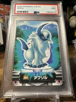 2005 Pokemon JPN Advanced Generation Zukan #291 Absol PSA 9 - Image 4