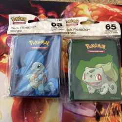 Squirtle And Bulbasaur Sleeves 2x 65 Count Sleeves | Sealed 2020 Pokemon - Image 1