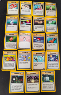 Lot of 19 Pokemon Trainer cards 1999-2002 - Image 1
