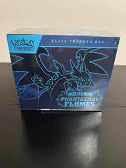 Pokemon Mega Evolution Phantasmal Flames Elite Trainer Box ETB Sealed - Image 1