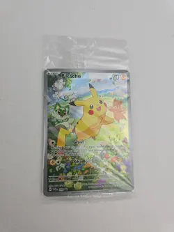 Pokemon TCG LOT Paldea Adventure Chest SVP 088 Pikachu Black Star Promo Sealed - Image 2
