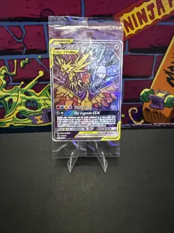 Pokemon TCG Moltres Zapdos Articuno GX SM210 Stained Glass Promos Holo Sealed - Image 1