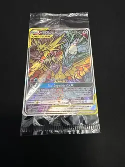 Pokemon TCG Moltres Zapdos Articuno GX SM210 Stained Glass Promos Holo Sealed - Image 5
