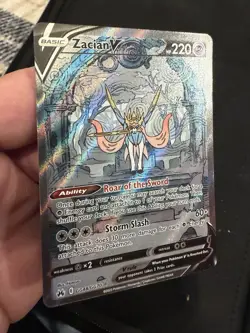 Pokemon TCG Zacian v Crown Zenith: Galarian Gallery GG48/GG70 Holo Ultra Rare - Image 1