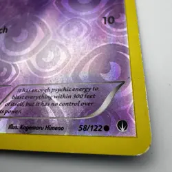 Pokemon TCG Espurr 58/122 XY Breakpoint Reverse Holo Common Heavily Played - Image 3