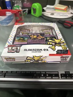 Pokemon TCG Scarlet and Violet - 151 Alakazam ex Collection Box - 4 Packs Sealed 820650855269 - Image 2