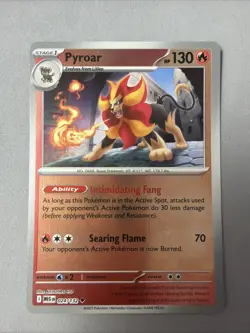 Pokemon TCG * Mega Evolution * 24/132 Pyroar REVERSE HOLO UNCOMMON * FRESH PK - Image 1