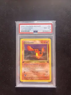 PSA Pokemon Charmander Team Rockets 1st Edition - Image 1