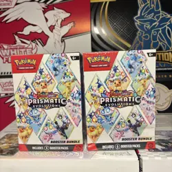 Pokemon TCG Scarlet & Violet Prismatic Evolutions Booster Bundle x2 SEALED Lot - Image 1