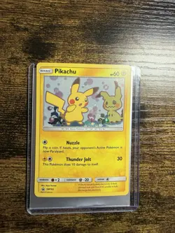 Pokemon TCG Pikachu SM162 Promo Team-Up Blister LP - Image 1