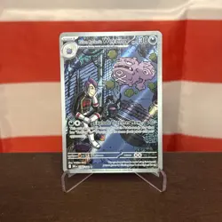 Team Rocket’s Weezing 199/182 Illustration Rare Pokemon Destined Rivals - NM - Image 1