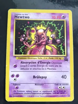 Pokemon Mewtwo - Black Star Promo 14 - Wizards FR - Image 1