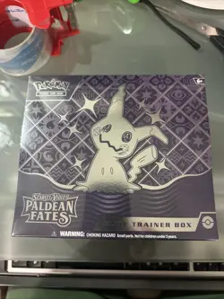 Pokemon TCG Scarlet & Violet Paldean Fates ETB Elite Trainer Box NEW Sealed - Image 1