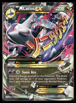 M Latios EX - XY - Roaring Skies (ROS) 59/108 Ultra Rare Pokemon TCG - Image 1
