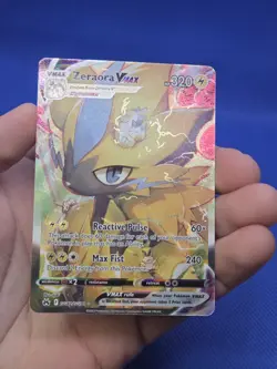 Pokemon Crown Zenith Galarian Gallery Zeraora VMAX GG42/GG70 Ultra Rare NM - Image 2