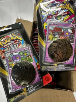 Pokemon TCG Mega Evolution Checklane Booster Pack Promo Blister - 16 Pack Case - Image 3