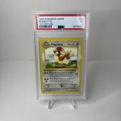 Pokemon Pidgeotto Base Set Shadowless 1st Edition - PSA 5 GREY GRAY stamp - Image 1