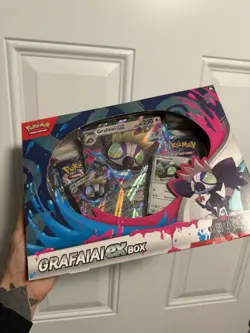 Pokemon TCG Grafaiai EX Collection Box New Sealed - Image 1
