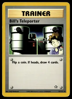 BILL'S TELEPORTER 91/111 UNCOMMON NEO GENESIS POKEMON - Image 1