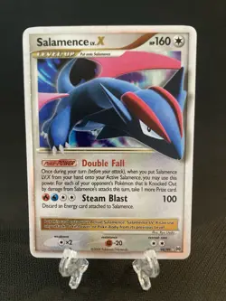 2009 POKEMON PLATINUM ARCEUS SALAMENCE LV.X 98/99 ULTRA RARE HOLO - Image 1