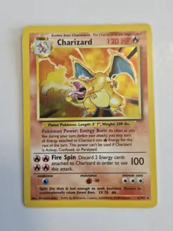 Charizard 4/102 Unlimited Holo Rare Pokemon 1999 Base Set ✨ LP/EX **See Pics** - Image 2